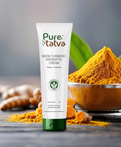 Neem Turmeric Antiseptic Cream - 75g