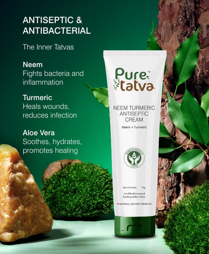 Neem Turmeric Antiseptic Cream - 75g