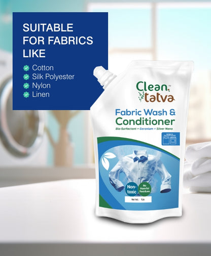 Fabric Wash & Conditioner Pouch - 1L